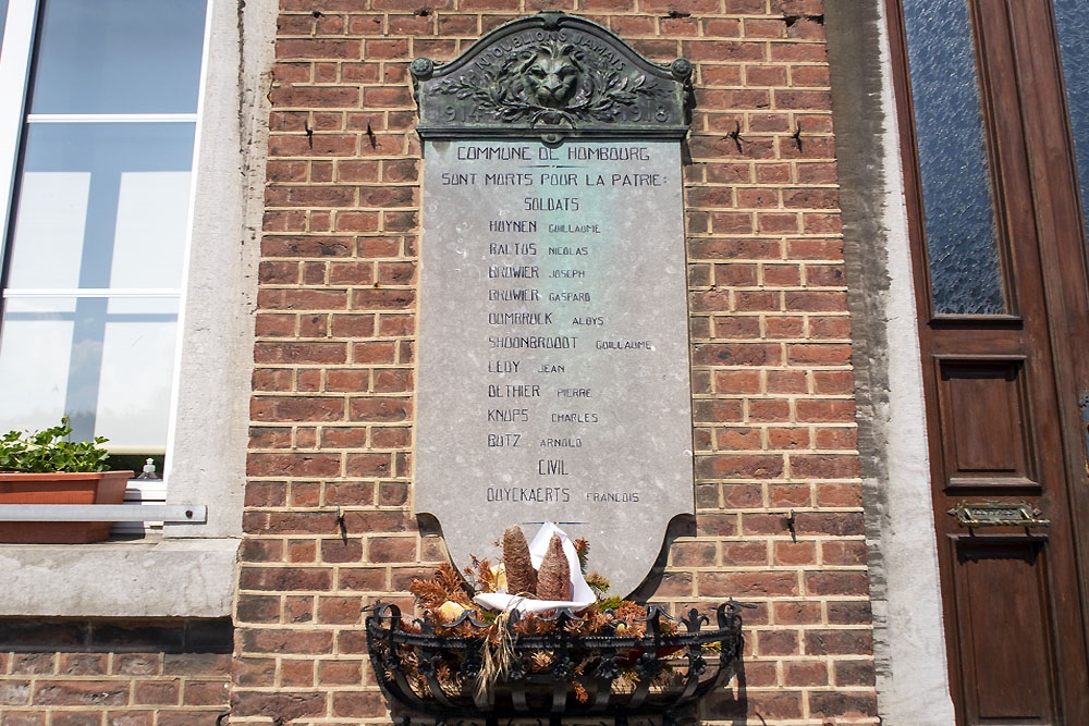 Memorial First World War Hombourg #1