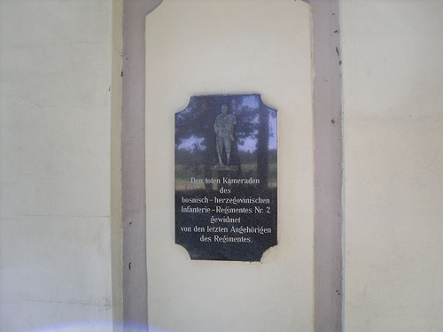 Memorial Bosnian Infantrie-Regiment II #1