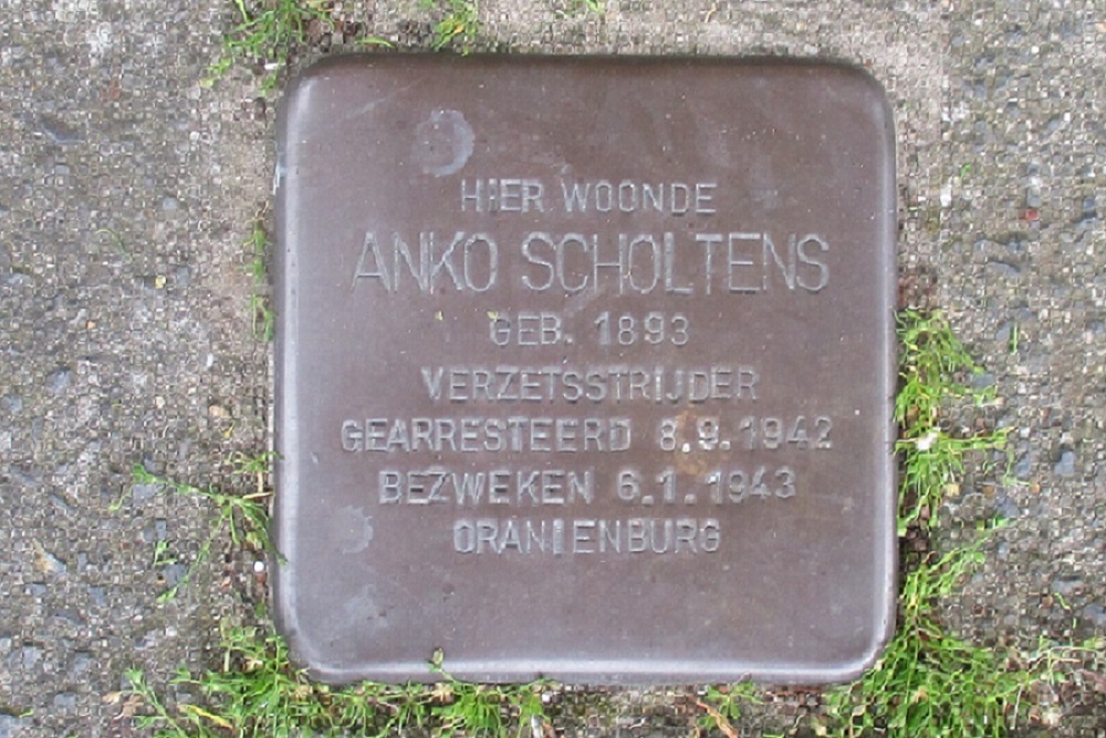 Stolperstein Jan Lutmastraat 7 #1