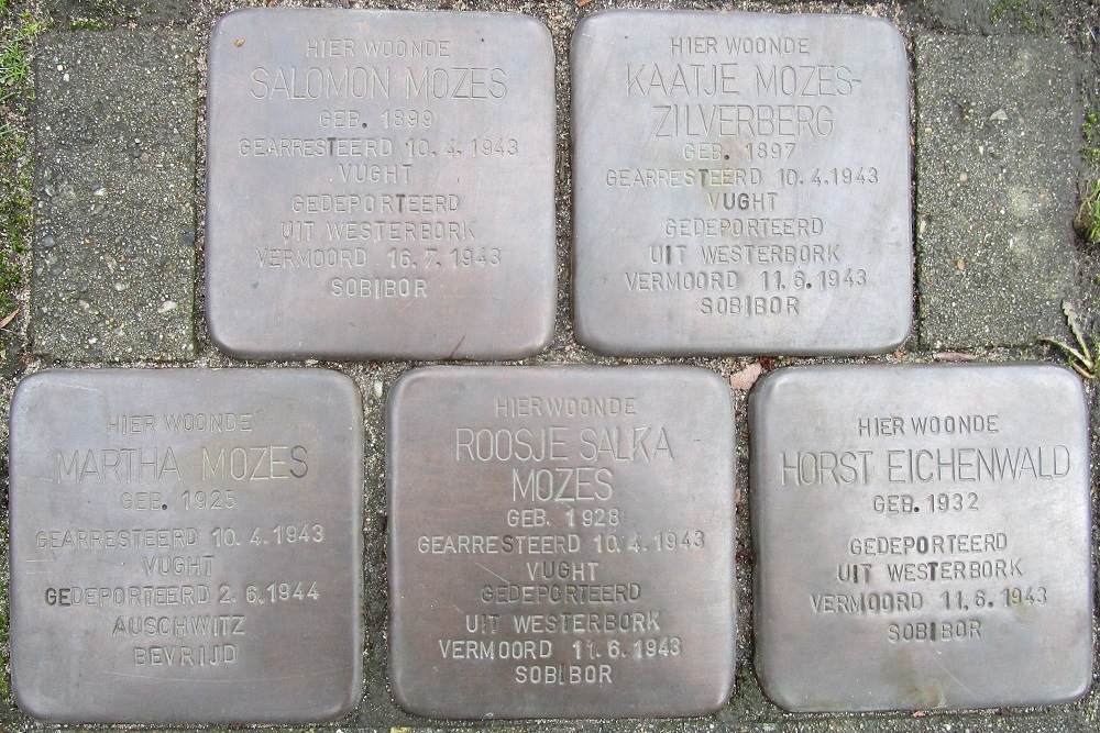 Stolpersteine Waterhoefstraat 63