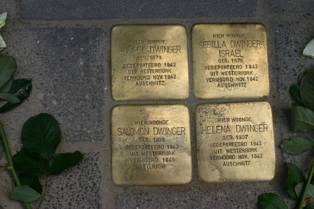 Stolpersteine Jan Lutmastraat 14b #1