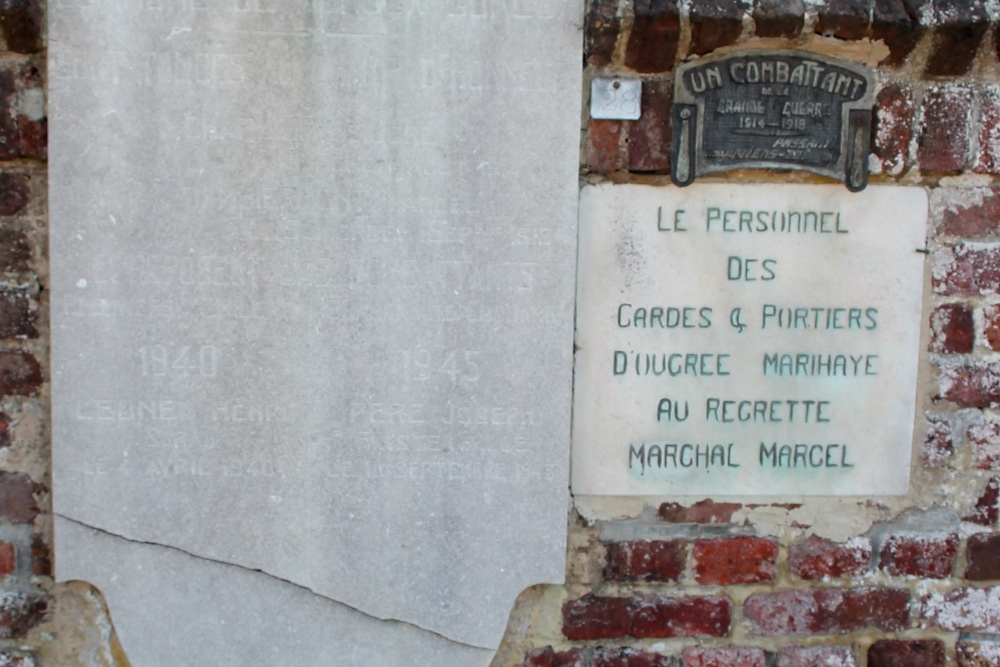 Gedenktekens Begraafplaats Voroux-Goreux #3