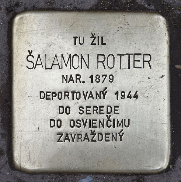 Stolpersteine Gorkého 4 #1