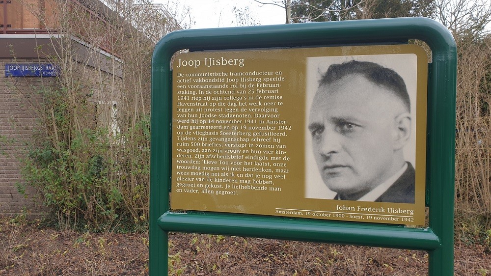 Memorial Plates Slotermeer Joop IJisbergstraat #2