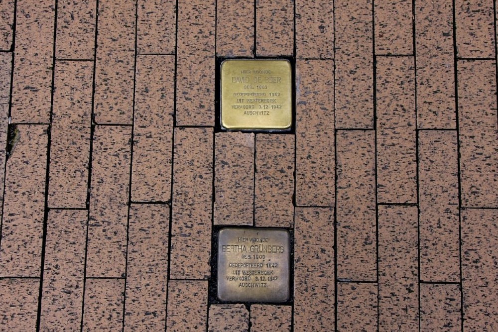 Stolpersteine Folkingestraat 7 #1