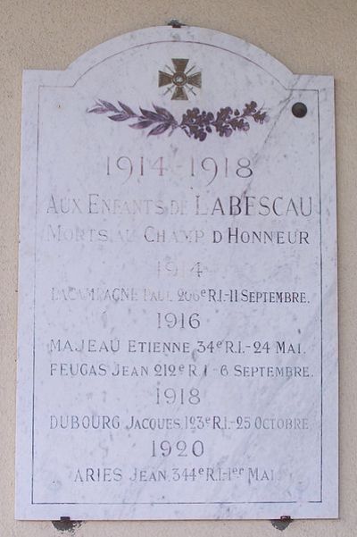 War Memorial Labescau