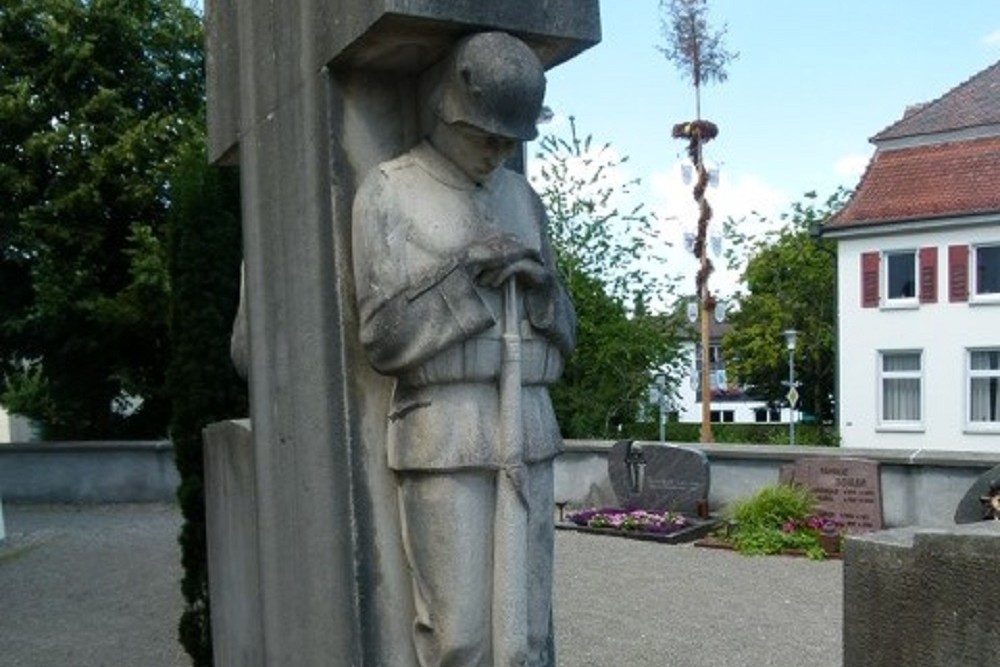 Memorial To Fallen Soldiers In WW I And WWII Roggenzell #1