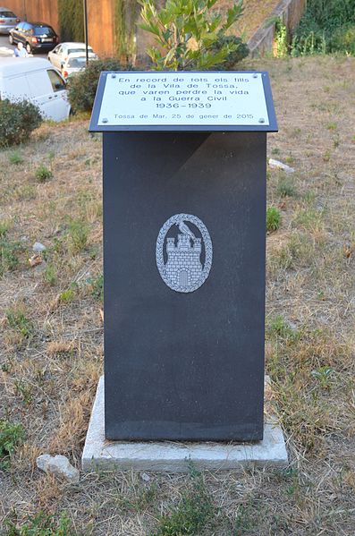 Monument Spaanse Burgeroorlog Tossa de Mar #2