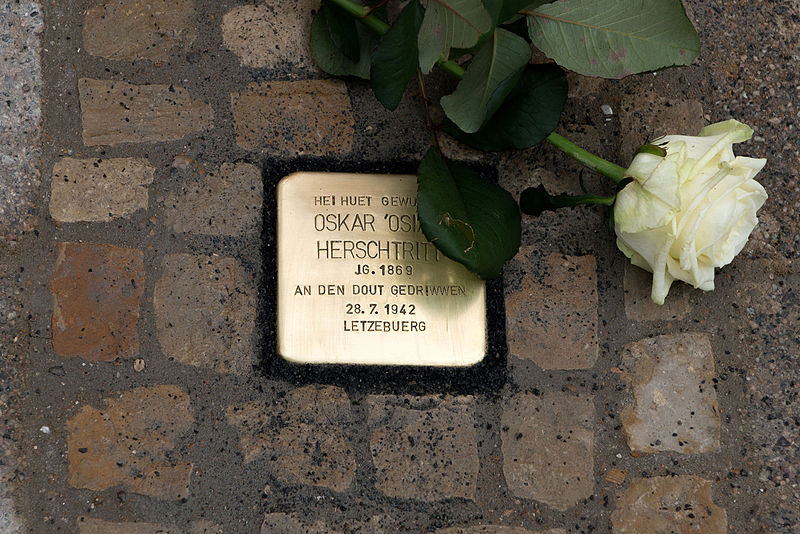 Stolperstein 6 Place Bernard Weber #1