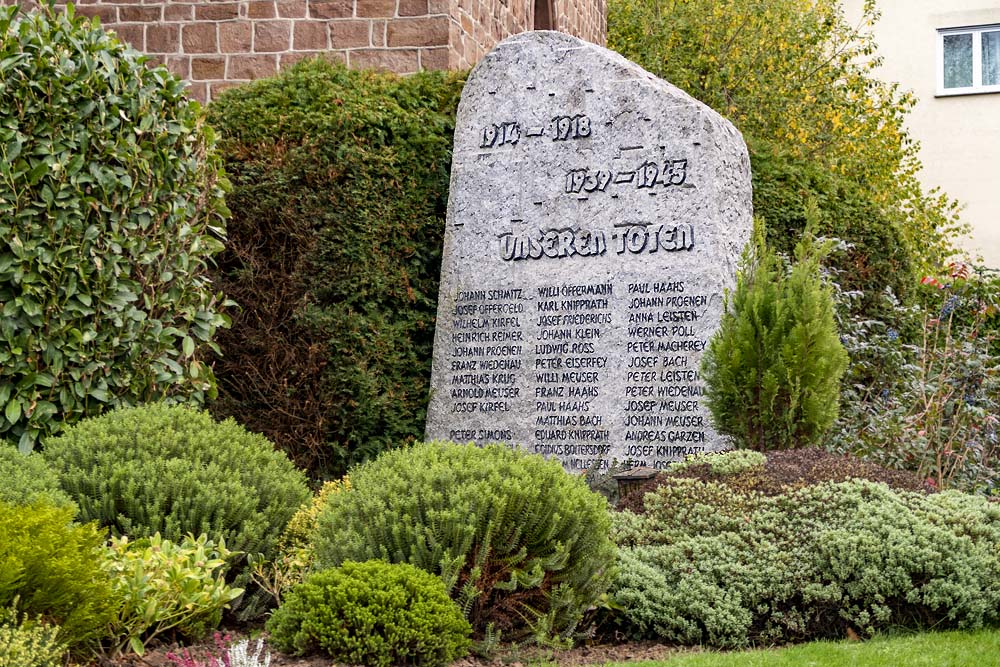 Oorlogsmonument dingen