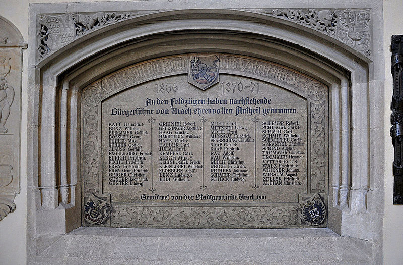 Memorial Veterans 1866 and 1870-1871 St. Amandus Church #1