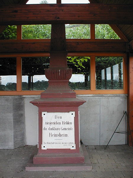 Franco-Prussian War Memorial Heinsheim #1