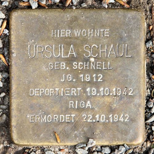 Stolpersteine Mahnkopfweg 11 #5