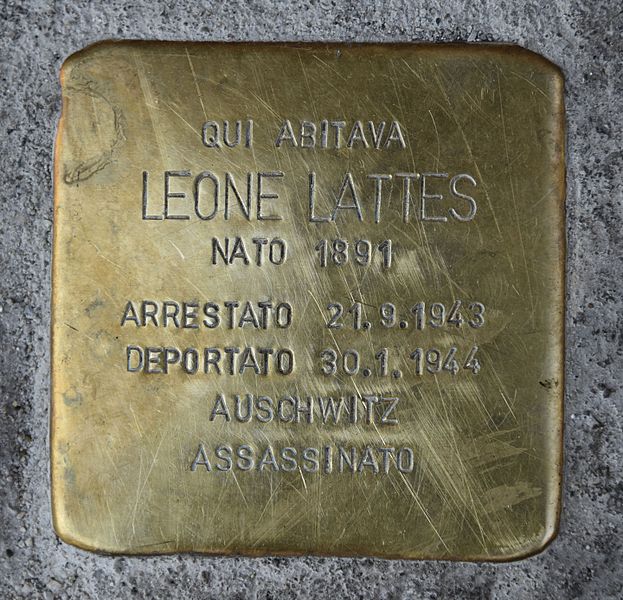 Stolpersteine Via Giuseppe Luigi Passalacqua 6 #3