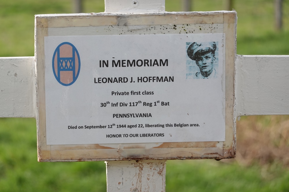 Remembrance Cross Leonard J. Hoffman #2
