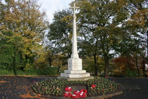 Oorlogsmonument Crowgill Park #1