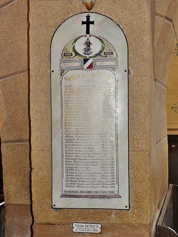 World War I Memorial glise Saint-Mdard #1