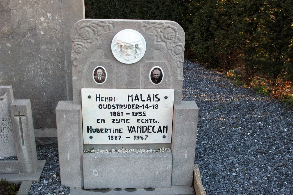 Belgische Graven Oudstrijders Groot-Gelmen Kerkhof #2