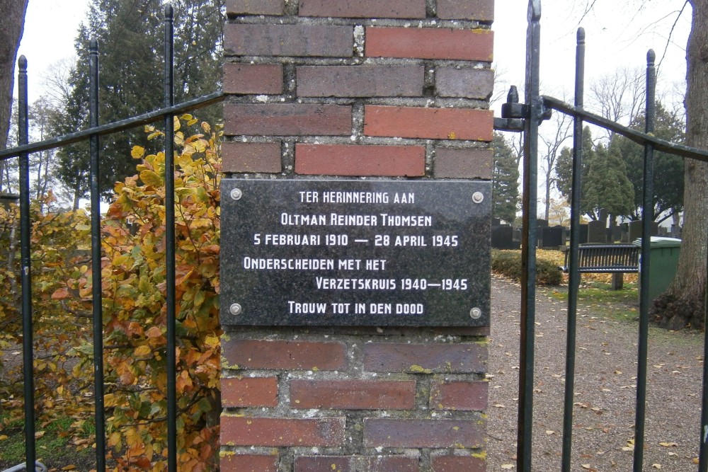 Nederlandse Oorlogsgraven Protestante Begraafplaats Scheemda #4