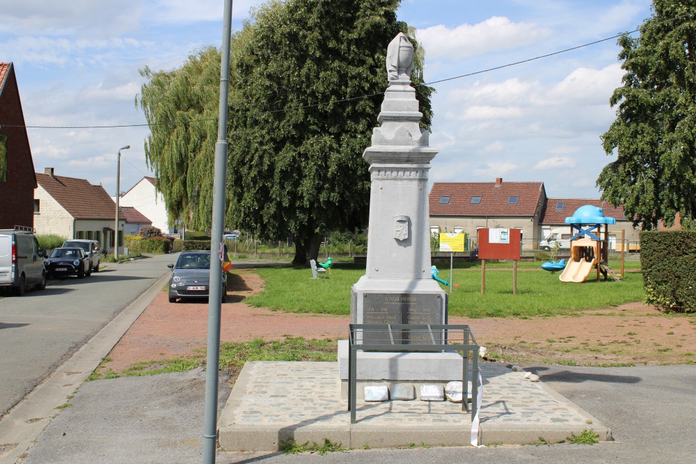 Oorlogsmonument Wasmes-Audemetz-Briffoeil