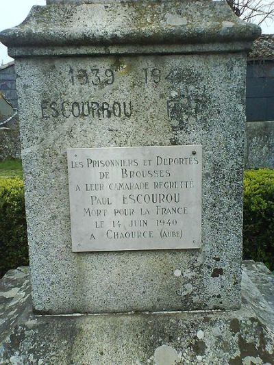 Oorlogsmonument Brousses-et-Villaret #1