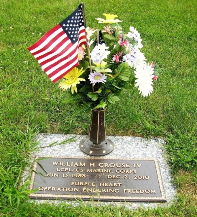 American War Grave Covington Memorial Gardens #1