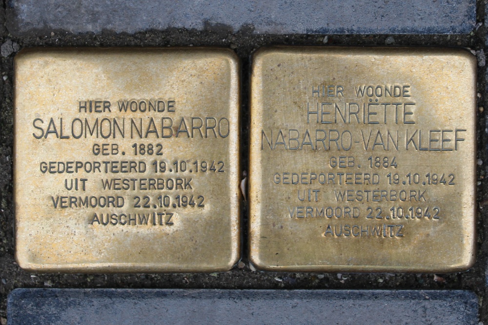 Stolpersteine Juliana van Stolberglaan 293