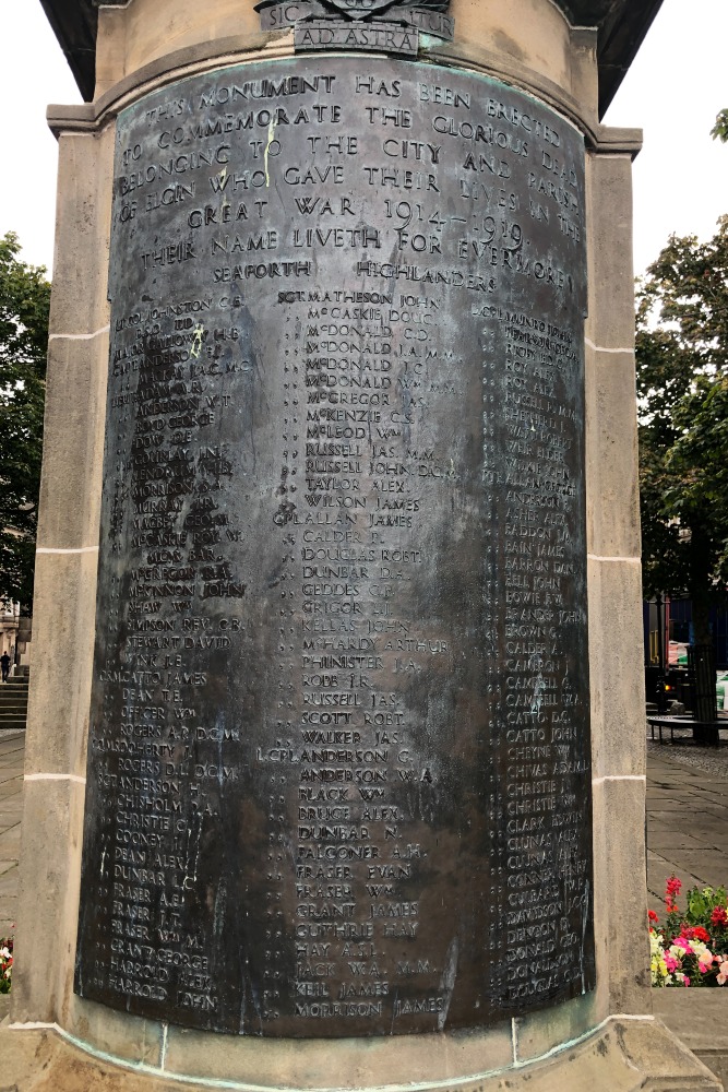 War Memorial Elgin #5