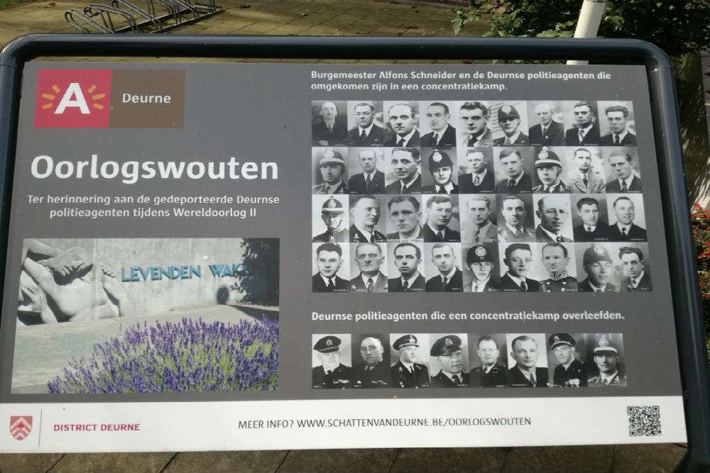 Monument Police corps Deurne Antwerp #2