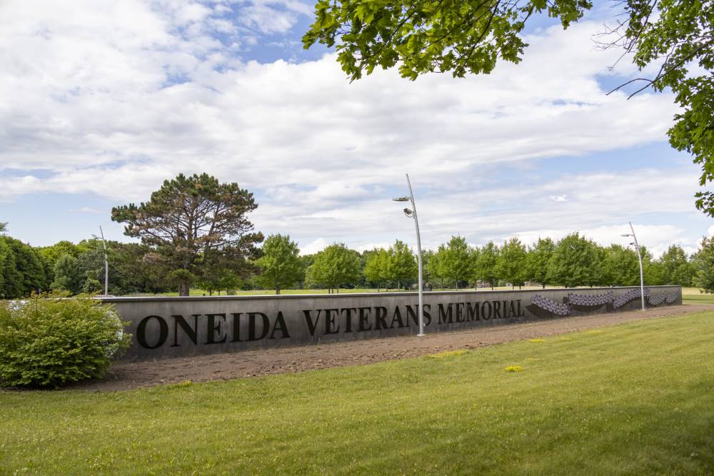 Oneida Veteran's Memorial Wall & Purple Heart Monument #2
