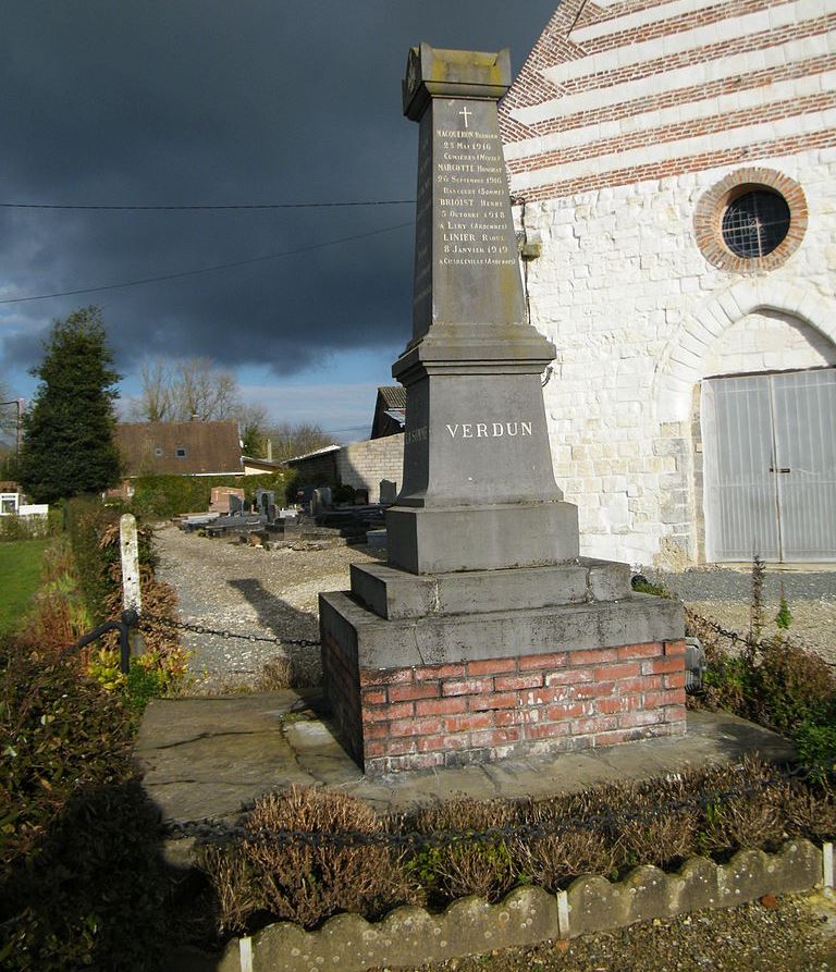 Oorlogsmonument Ergnies #1