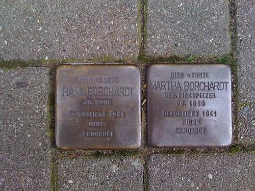 Stolpersteine Durchschnitt 1