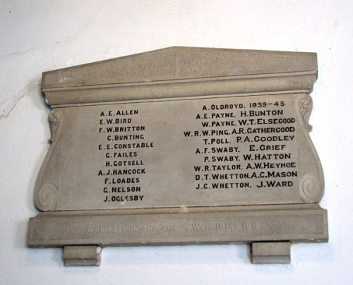 Oorlogsmonument St Lawrence Church #1