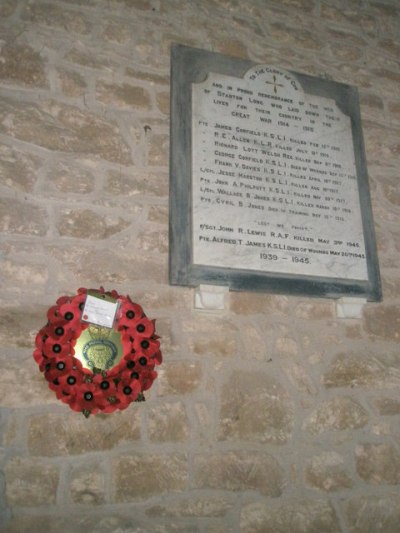 War Memorial St Michael Church #1