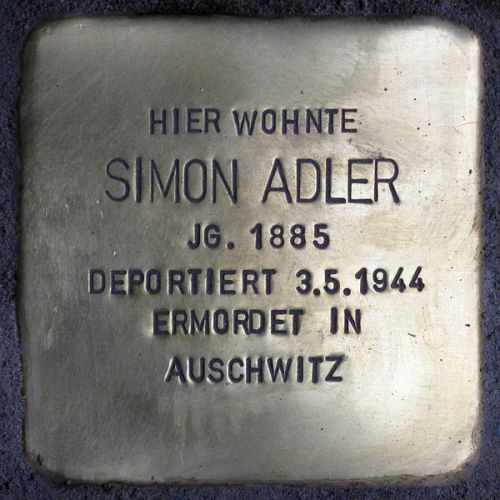 Stumbling Stones Friedelstraße 47 #3