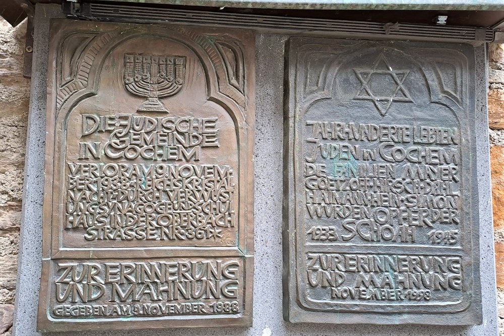 Memorials Synagogue and Jewish Residents Cochem #1