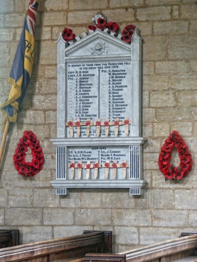 Oorlogsmonument All Saints Church