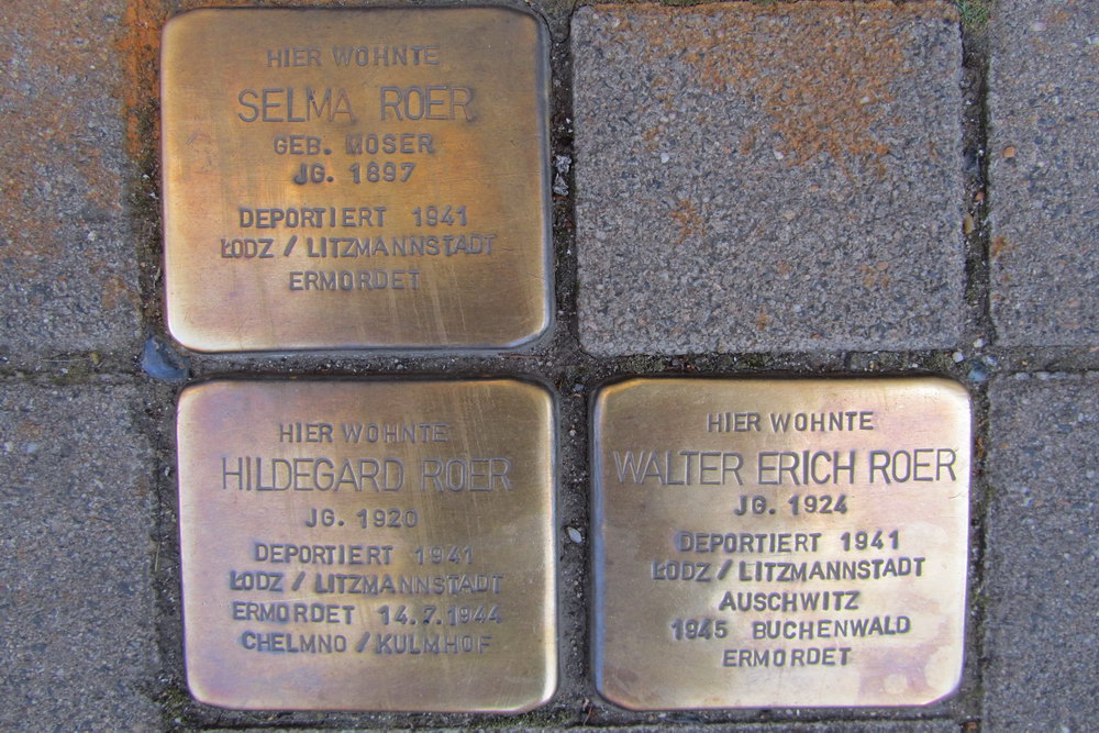 Stolperstein Moltkestrae 8