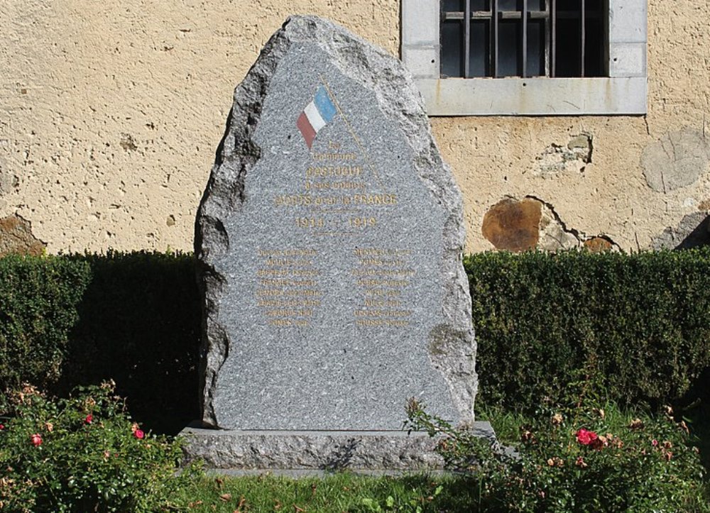 Monument Eerste Wereldoorlog Astugue