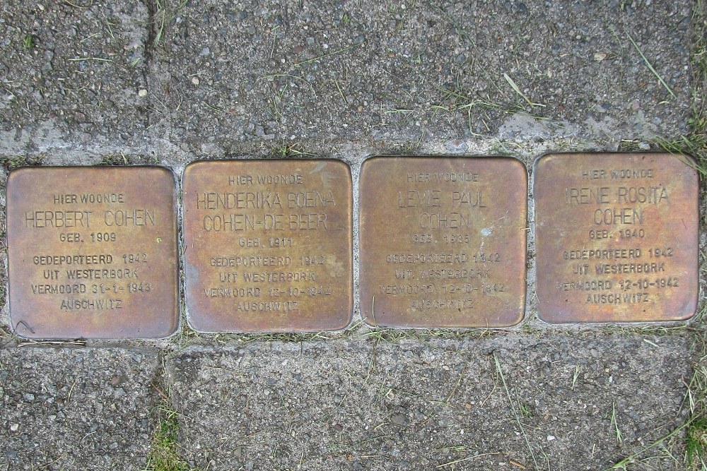 Stolpersteine C.J. Snuifstraat 17