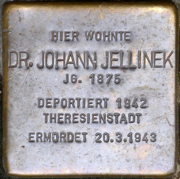 Stolpersteine Dreifaltigkeitsgasse 1 #2