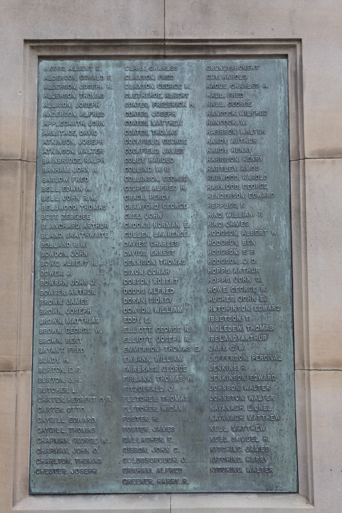 War Memorial Shildon #5