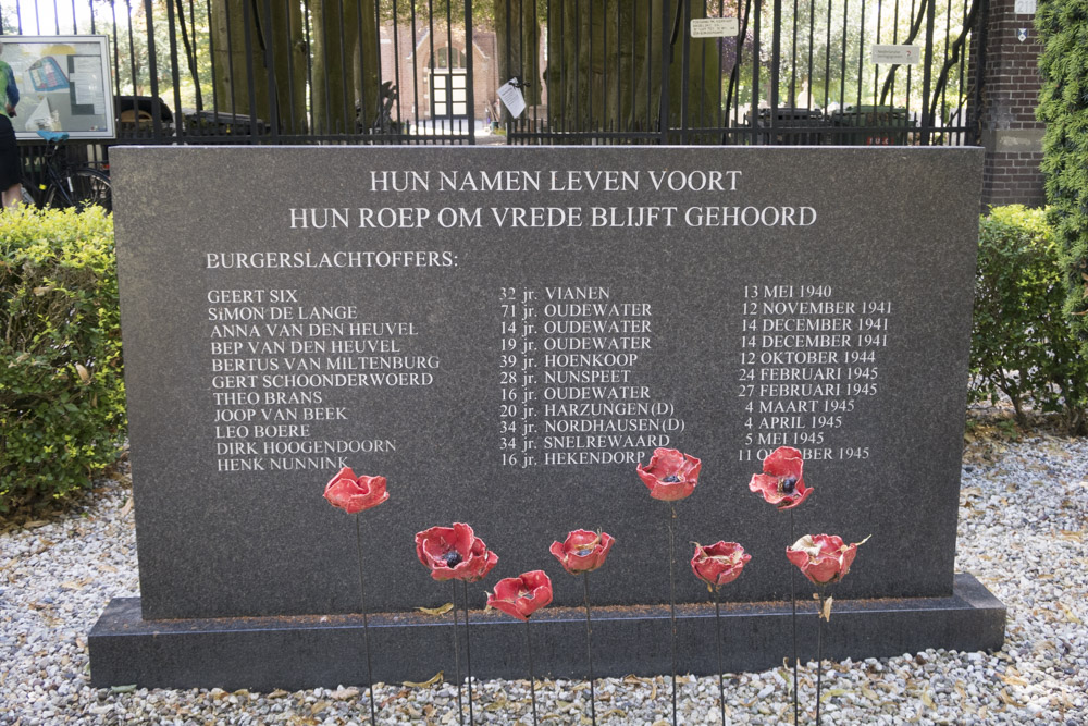 Monument Omgekomen Burgers van Oudewater #2