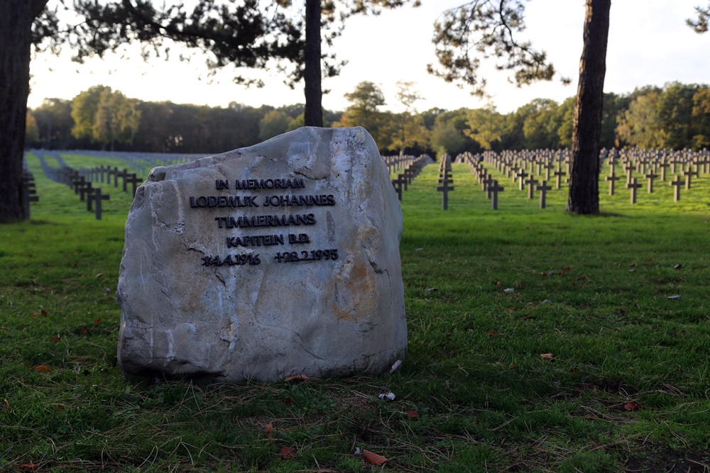 Memorial Captain Timmermans German War Cemetery Ysselsteyn #1
