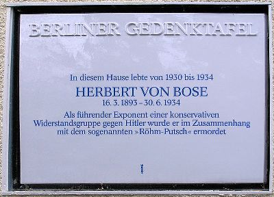 Memorial Herbert von Bose #1