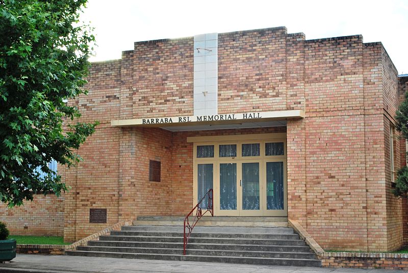 War Memorial Hall Barraba #1