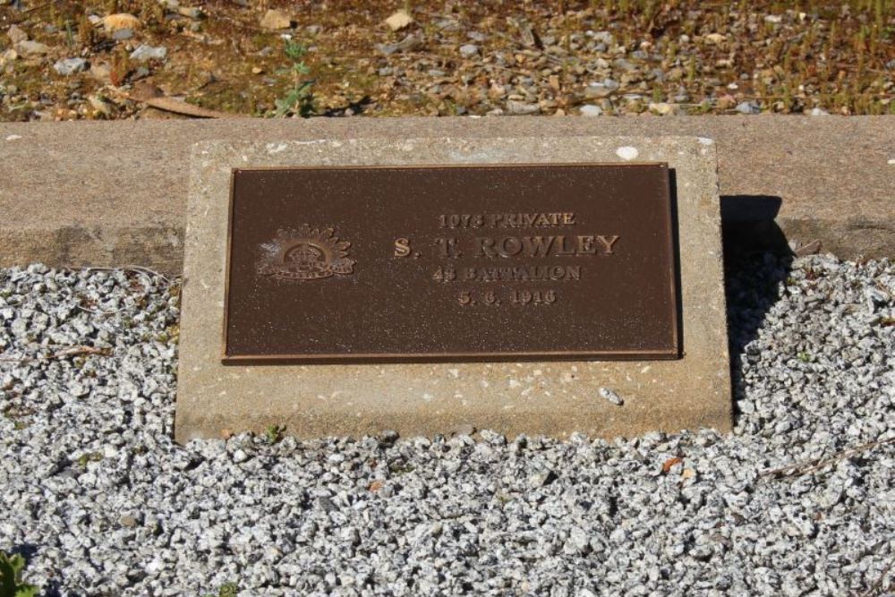 Commonwealth War Grave Clarendon and Kangarilla General Cemetery #1