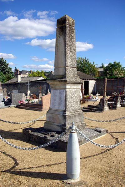 Oorlogsmonument Lignires-de-Touraine