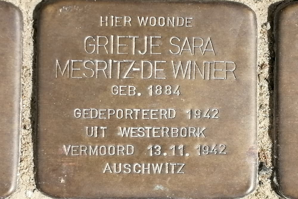 Stolpersteine Dirk Bosstraat 10 #3