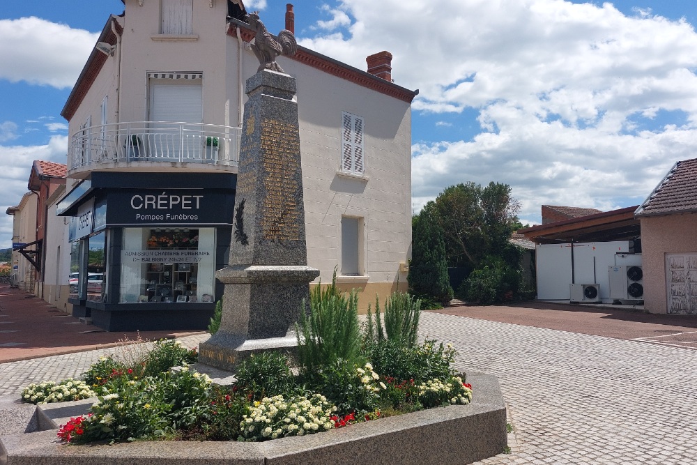 Oorlogsmonument Balbigny #1